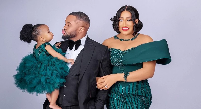 William Uchemba finally shares pictures of his daughter, reveals why he didn't show for a year