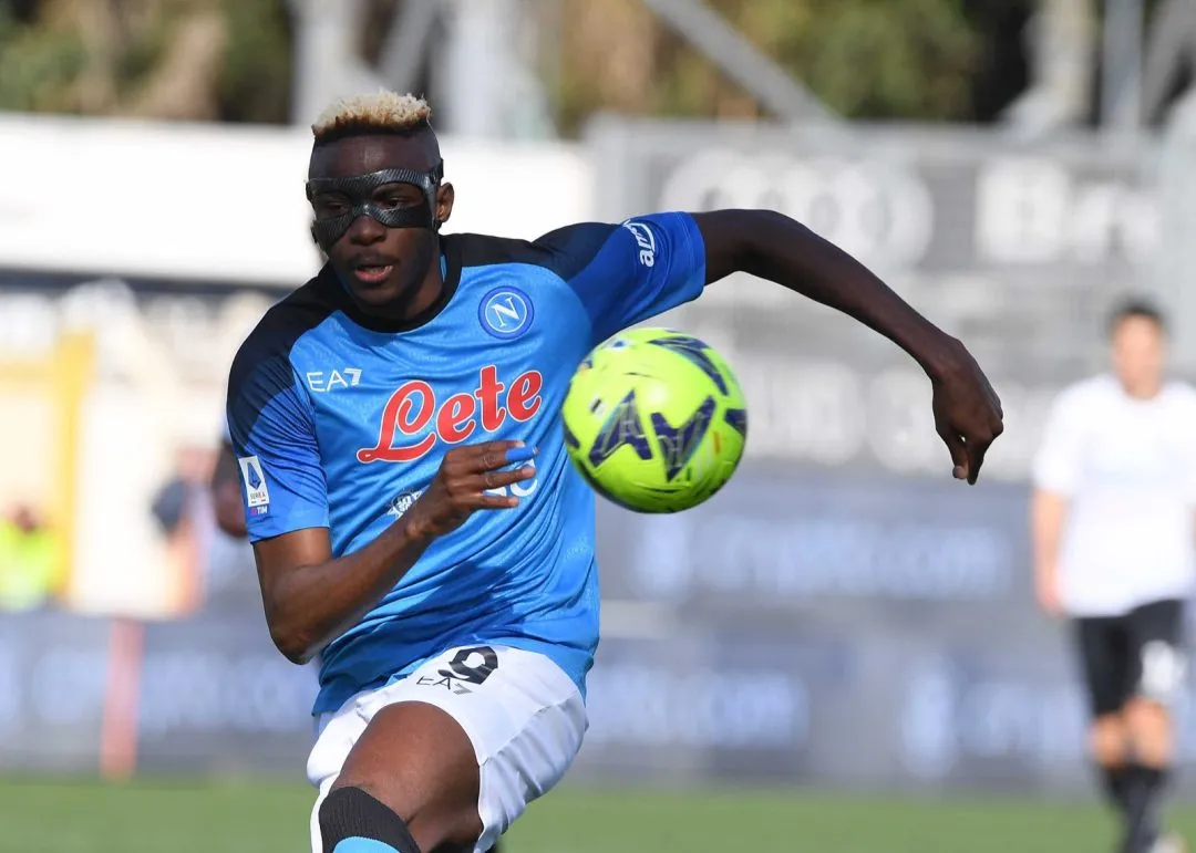 Osimhen Elated After Equaling Cavani, Higuain’s Record At Napoli