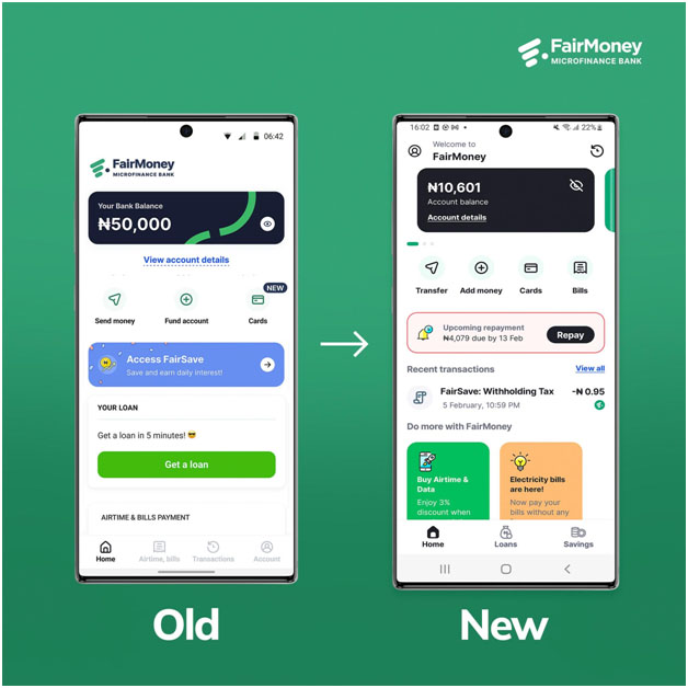 FairMoney Unveils Revamped Mobile Banking App Home Page to Enhance User Experience and Functionality