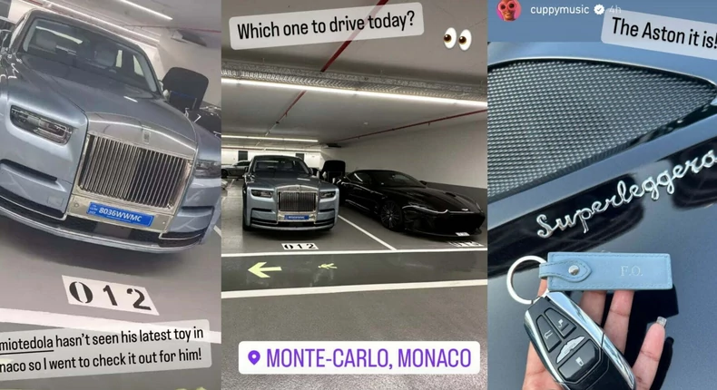 DJ Cuppy Shows Off Her Billionaire Dad's Rolls-Royce in Monaco