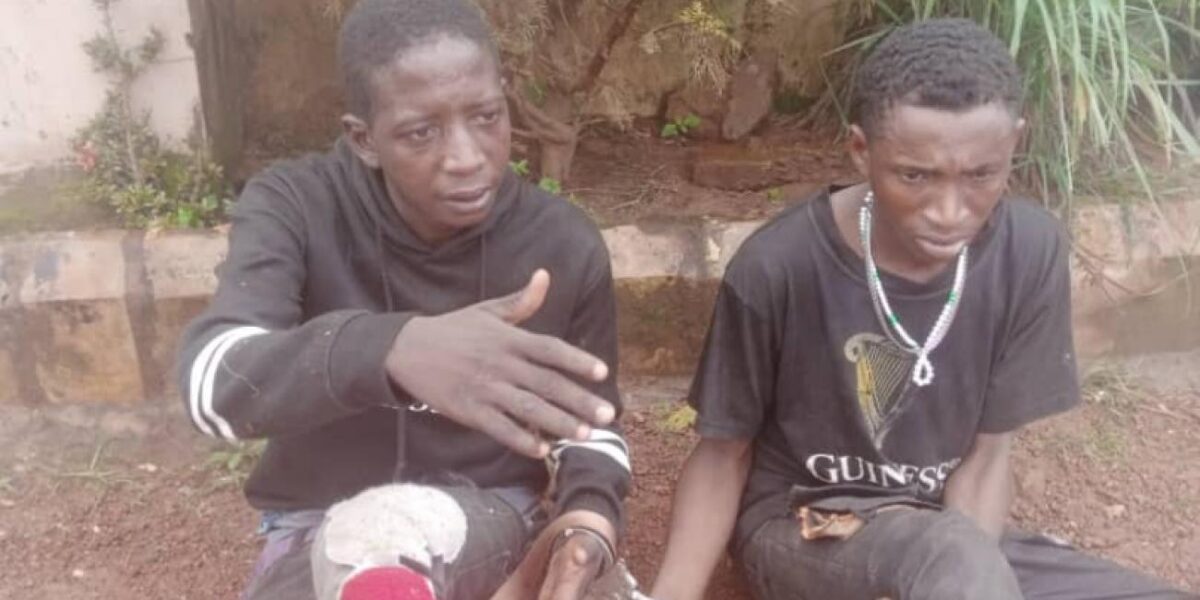 Two Kidnap Suspects Arrested By Combined Local Security Team In Enugu