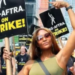 Osas Ighodaro joins SAG-AFTRA strike in Hollywood