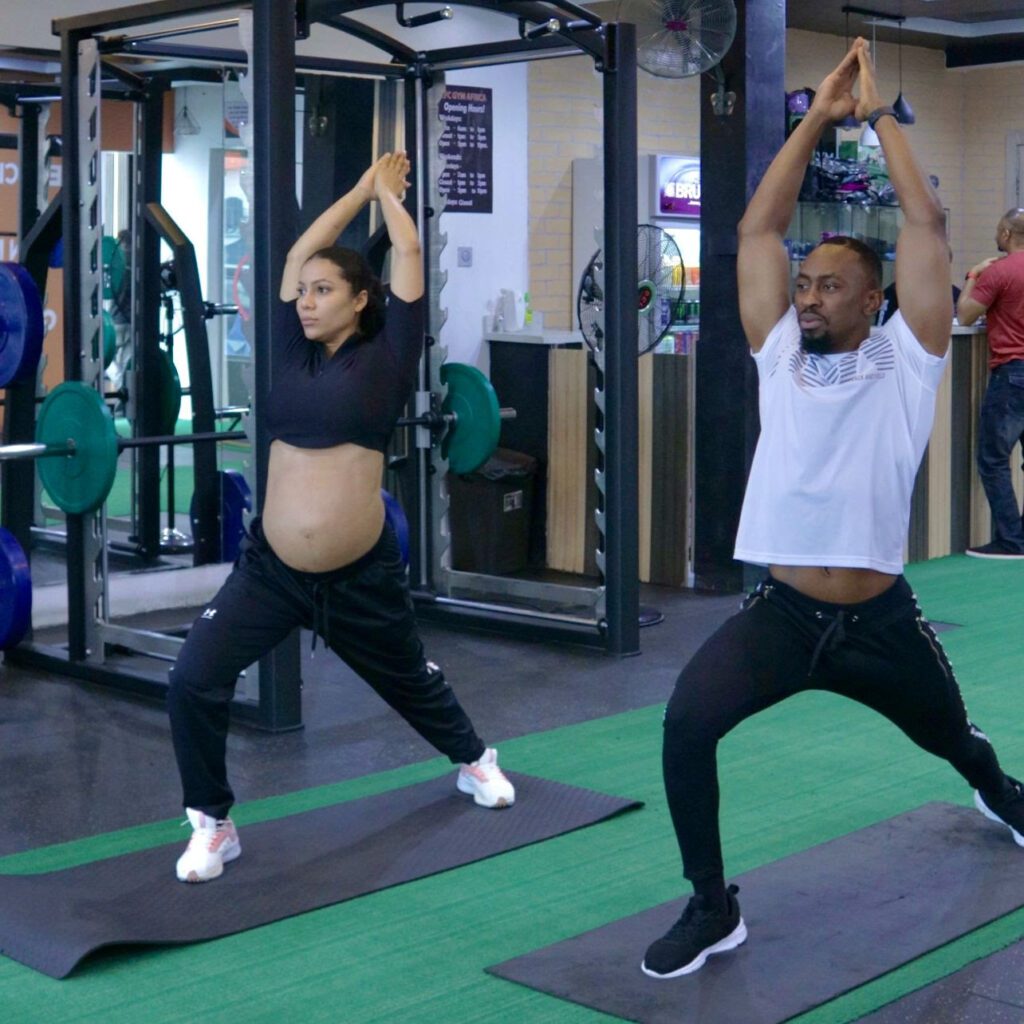 FITNESS ENTHUSIAST SAGA AND MARIA CHIKE INSPIRE WITH THEIR WORKOUT