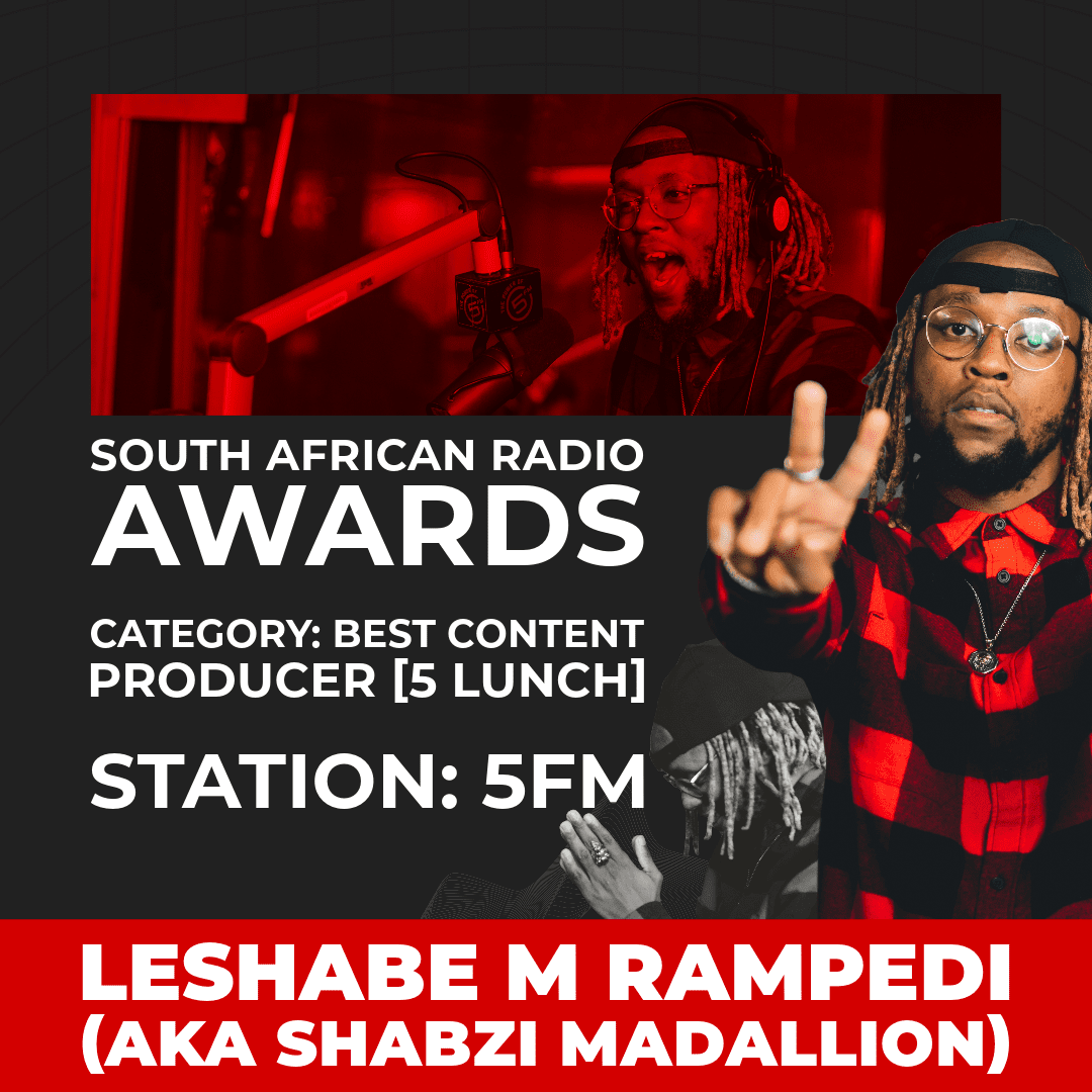 PAID ADS: South African Hip-Hop Sensation ShabZi Madallion Receives Prestigious Nomination at the South African Radio Awards