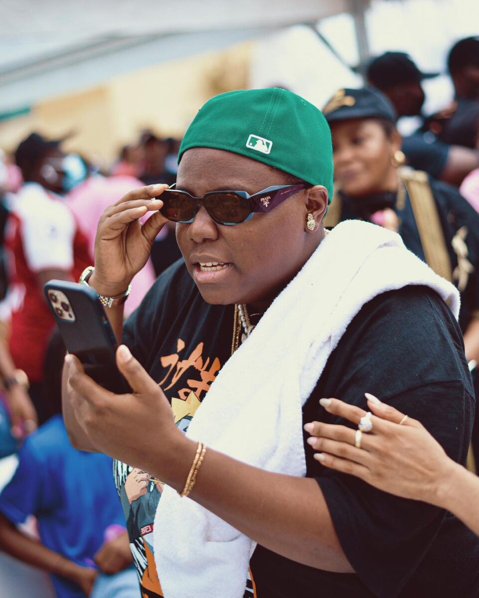 Teni says - “I grew up in a polygamous family, 3 wives, 10 children but I was loved and catered for”