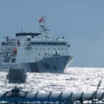 China’s ‘Monster’ Ship Shadows Philippine Vessel at Disputed Shoal