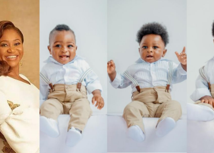  Ali Baba's Wife Shares Triplets' First Birthday Pictures