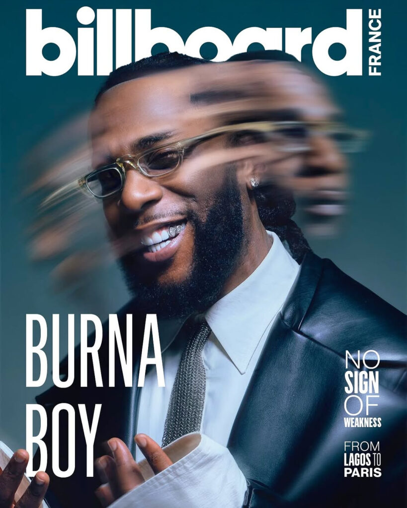 Ahead of ‘No Sign of Weakness,’ Burna Boy Lands Billboard France’s First Cover