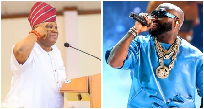 In Osun, Gov. Adeleke is planning a "huge" concert with Davido and other artists.