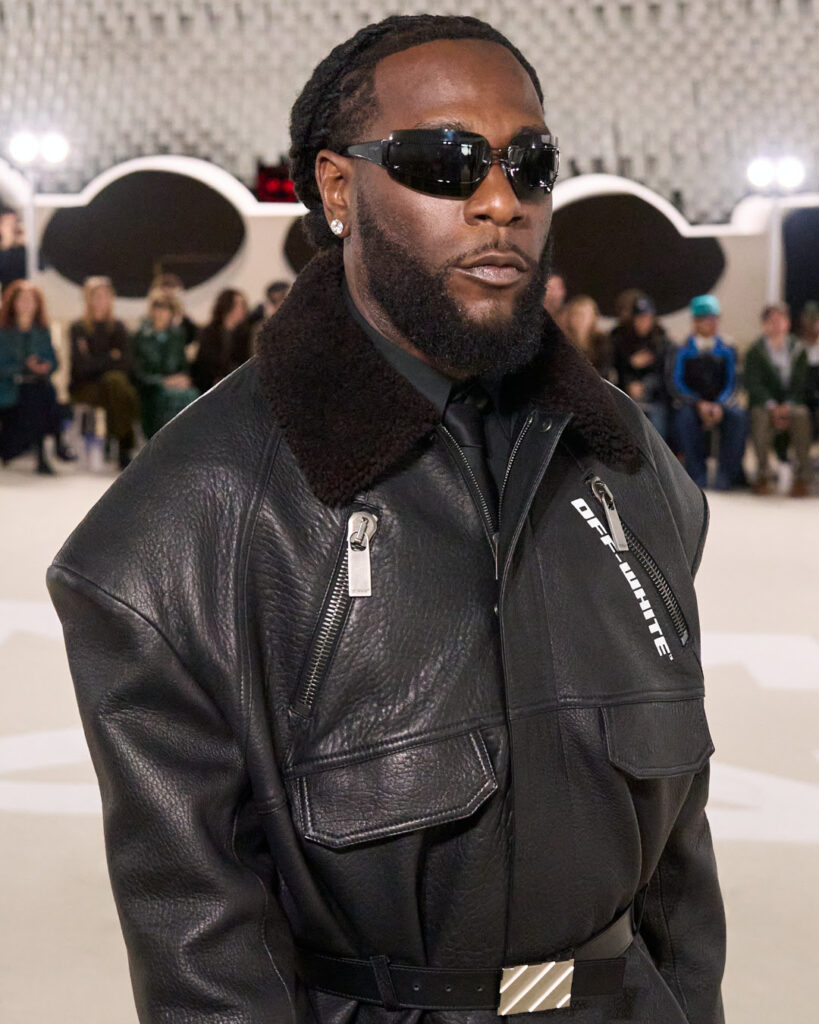 Burna Boy Makes His Runway Debut at Off-White During Paris Fashion Week