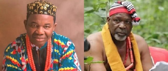 Chiwetalu Agu and Veteran Tom Njemanze