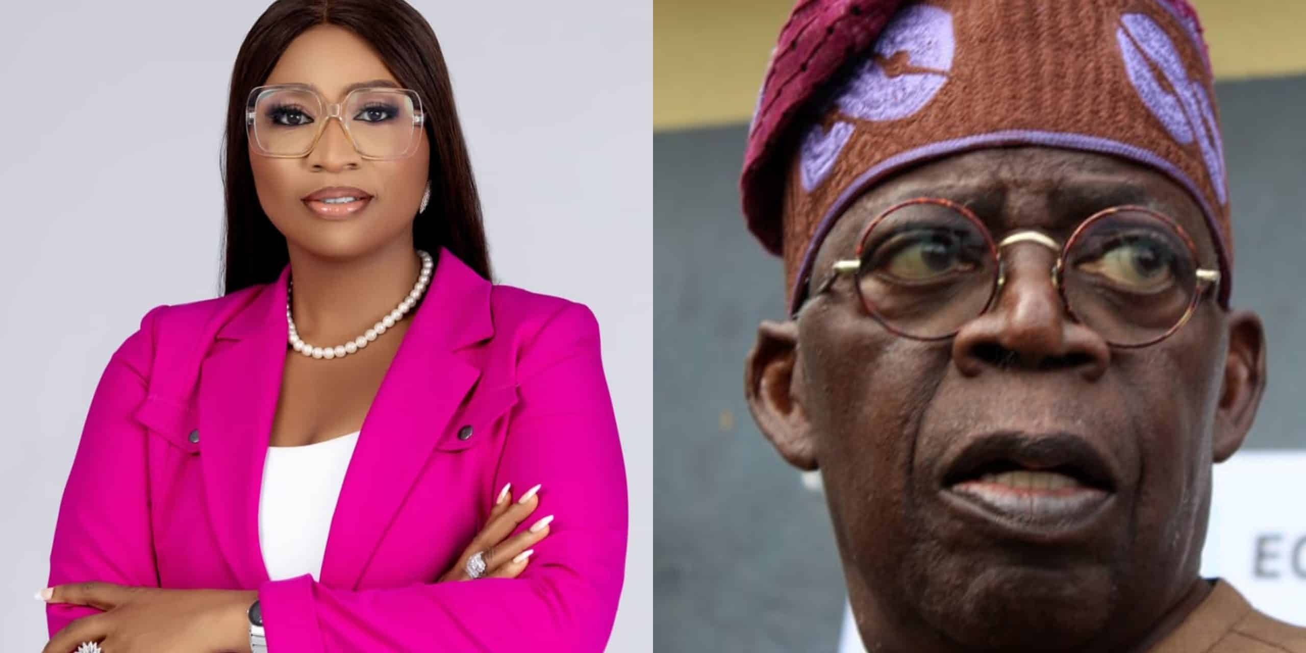 Morayo Brown and Tinubu