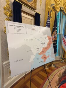Oval Office Ukraine map controversy