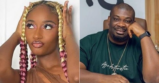 Don Jazzy and Ayra Starr
