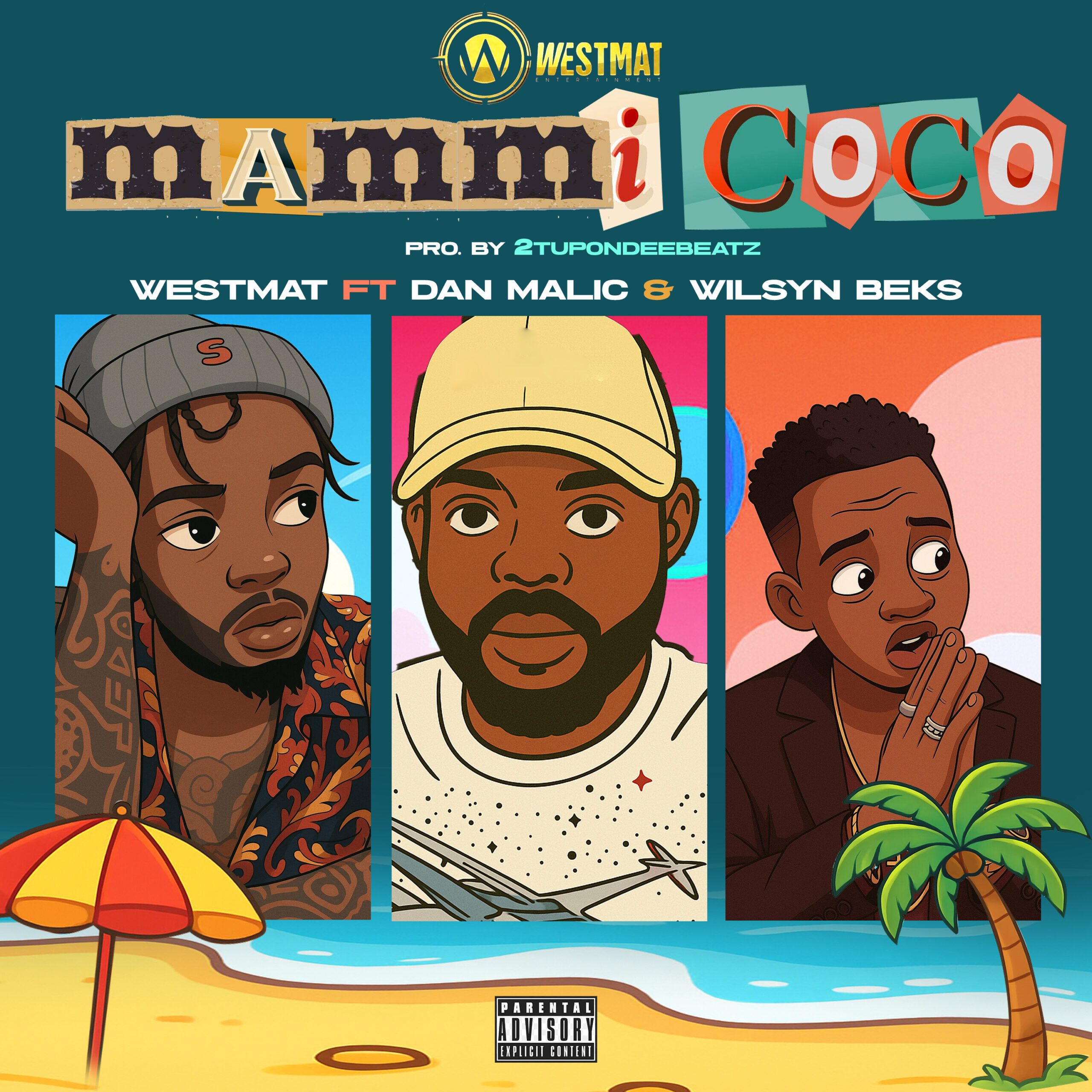 Westmat Ft  Dan Malic & Wilsyn Beks - Mami Coco mp3 Fast-rising Nigerian artist Westmat has released his latest single titled “Mami Coco,” featuring talented acts Dan Malic and Wilsyn Beks. The infectious Afrobeat track, produced by the gifted 2Tupondeebeatz, is already gaining attention for its irresistible rhythm and catchy melodies. “Mami Coco” is a feel-good record that blends smooth vocals, rhythmic drums, and melodic guitar progressions  a true reflection of the evolving Afrobeat sound taking over Africa and beyond. Westmat’s lyrical charm, combined with Dan Malic’s energetic delivery and Wilsyn Beks’ soulful input, makes the song a perfect vibe for lovers of good music. The song narrates a story of love, attraction, and admiration for a special woman named Mami Coco. Each artist brings a unique flavor to the collaboration, creating a seamless balance between contemporary Afrobeat and timeless romance-inspired lyrics. Speaking about the inspiration behind Mami Coco, Westmat revealed that the song was born out of the desire to celebrate women who exude confidence, beauty, and love. He described the track as “a fusion of African rhythm and modern emotion.” Westmat Ft  Dan Malic & Wilsyn Beks - Mami Coco