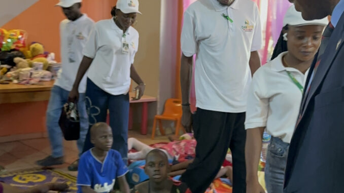 As part of the ongoing Danfaith Shelters Ltd Staff Week 2025, the company carried out a heart-touching Corporate Social Responsibility (CSR) outreach on Day 3, extending love and support to special children and hardworking traders across Abuja. The outreach aligns with the core values of Danfaith Shelters ltd and its parent conglomerate, the SMART AND TRUSTED BUSINESS GROUP, reaffirming the group’s commitment to community development, compassion, and economic empowerment.