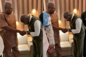 Asake meets President Mahama