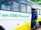 CNG-powered buses