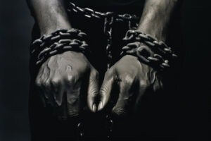 chained