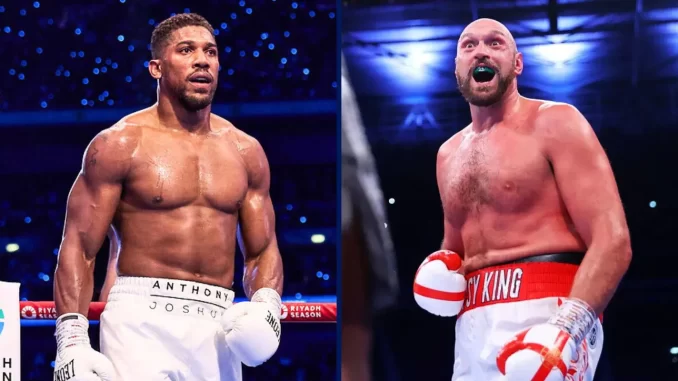 Anthony Joshua and Tyson Fury