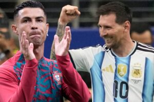 Lionel Messi and Cristiano Ronaldo
