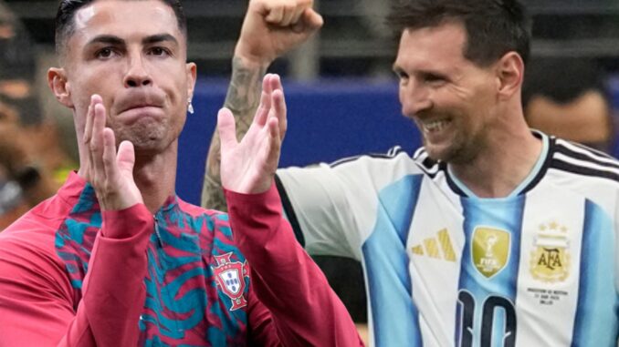Lionel Messi and Cristiano Ronaldo